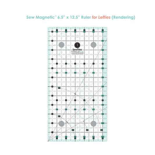 Sew Magnetic 6.5" x 12.5" Ruler