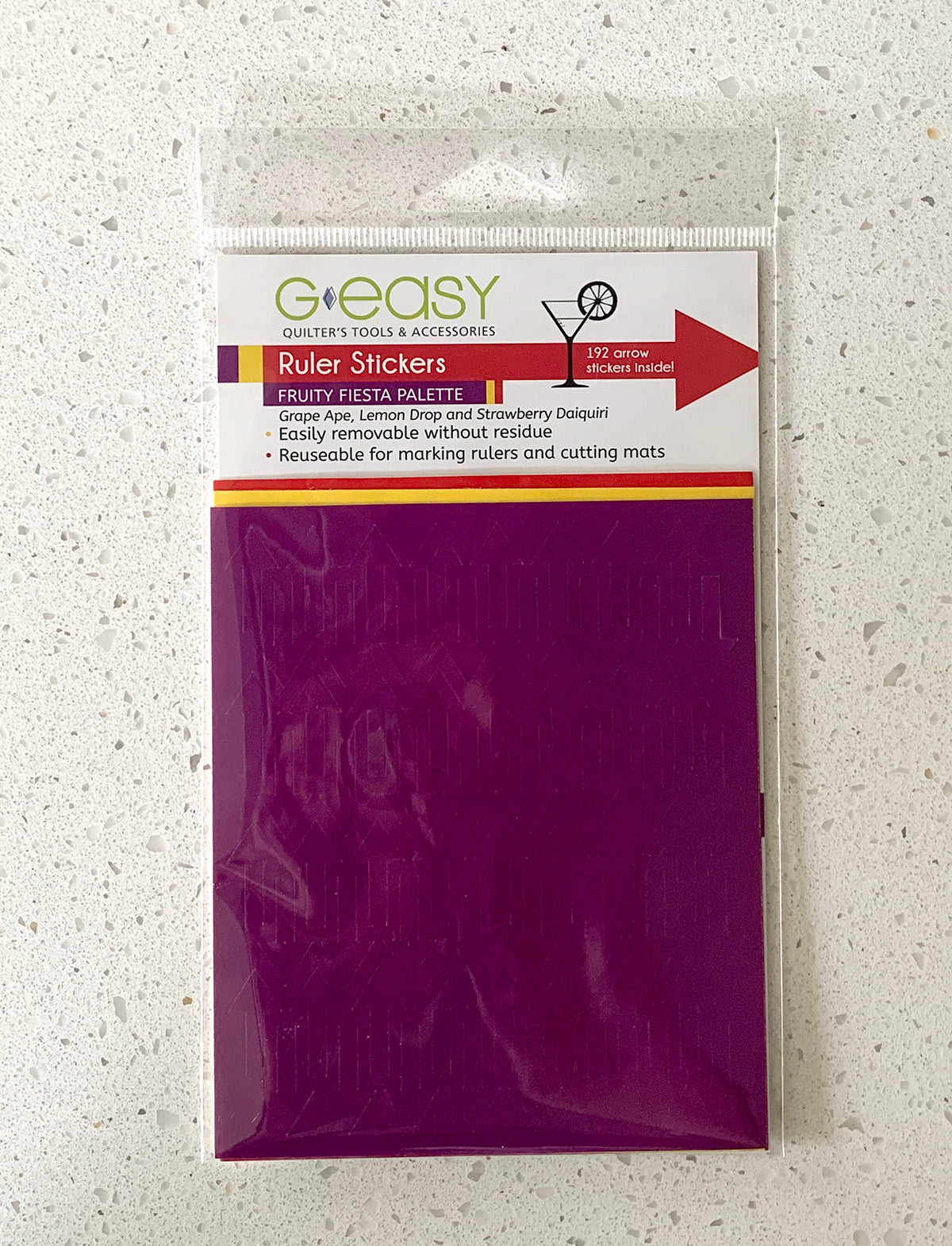 GEasy Ruler Stickers - Fruity Fiesta palette GE-1101
